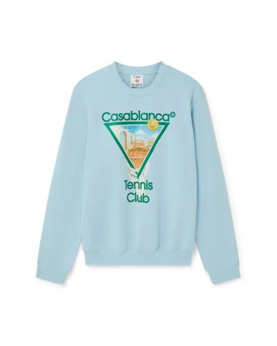 Casablanca Paris Metaphysical Tennis Icon Sweatshirt In Multi