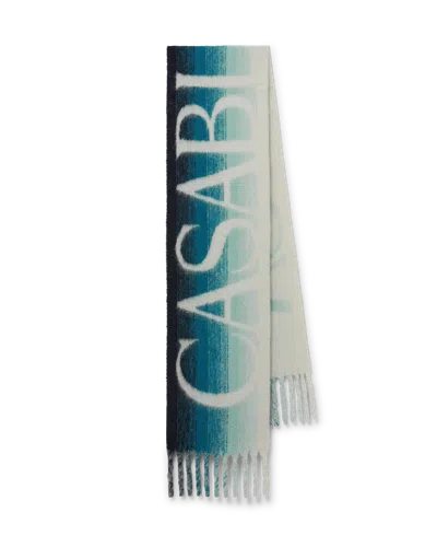 Casablanca Paris Midnight Gradient Logo Scarf By  In Multi