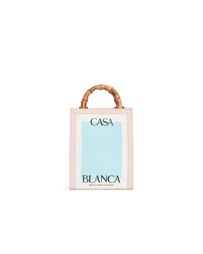 Casablanca Paris Mini Casa Canvas Tote Bag By  In Multi