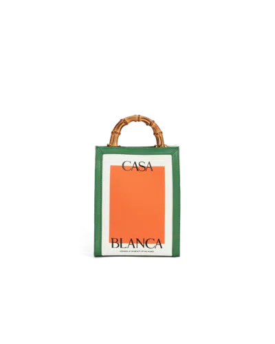 Casablanca Paris Mini Casa Canvas Tote Bag By  In Multi