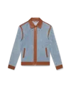 Casablanca Paris Monogram Denim Jacket In Multi