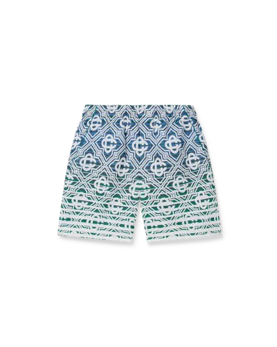 Casablanca Paris Monogram Gradient Towelling Shorts In Multi