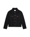 Casablanca Paris Monogram Jacquard Denim Jacket In Black
