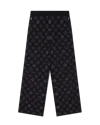 Casablanca Paris Monogram Jacquard Trousers In Black