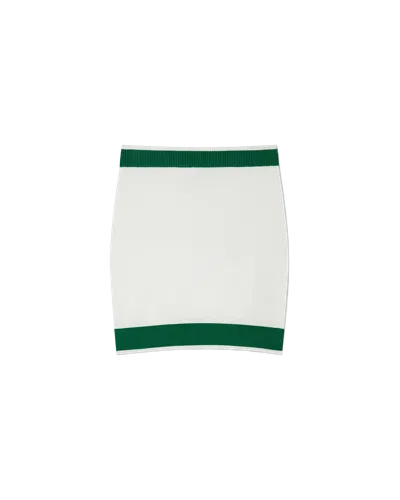 Casablanca Paris Monogram Skirt In Green