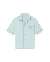 Casablanca Paris Monogram Towelling Short-sleeve Shirt In Neutral