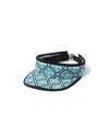 Casablanca Paris Monogram Towelling Visor By  In Multi