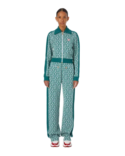 Casablanca Paris Monogram Track Pants In Green