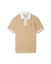 Casablanca Paris Monogram Velour Polo Shirt In Multi