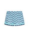 Casablanca Paris Monogram Wave Swim Shorts In Multi