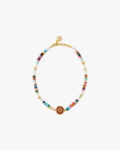 Casablanca Paris Multicolour Bead Necklace By