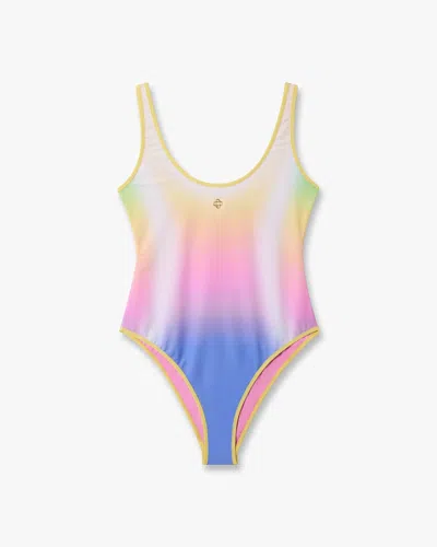 Casablanca Paris Multicolour Gradient Printed Swimsuit
