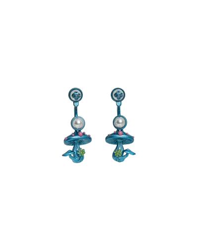 Casablanca Paris Mushroom Earrings By  In Multi