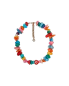 Casablanca Paris Nigerian Pebble Stone Necklace By  In Multi