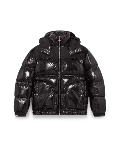 Casablanca Paris Nylon Puffer Jacket In Black