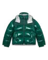 Casablanca Paris Nylon Puffer Jacket In Green
