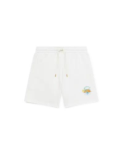 Casablanca Paris Oasis Sweatshorts In White