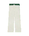 Casablanca Paris Off-white Cashmere Colour Block Sweatpants In White