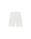 Casablanca Paris Linen Pleated Shorts In White