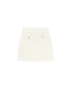 Casablanca Paris Off-white Terry Mini Skirt In Neutral