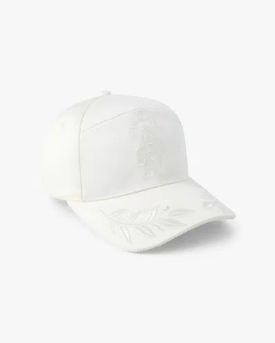 Casablanca Paris Off-white Hotel Emblem Satin Cap By