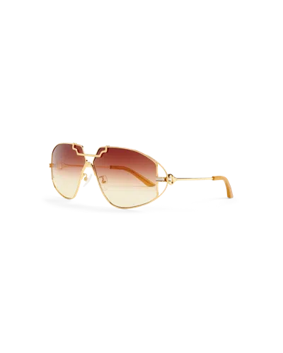 Casablanca Paris Orange & Gold The Avenida Sunglasses By  In Multi