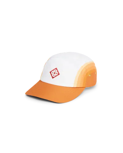 Casablanca Paris Orange Gradient Monogram Cap By  In Multi
