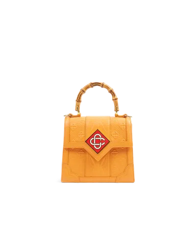 Casablanca Paris Orange Mini Jeanne Bag By  In Multi