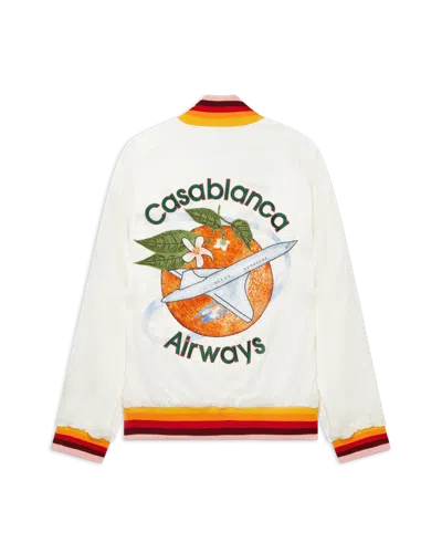Casablanca Paris Orbite Autour De L'orange Souvenir Jacket In Multi