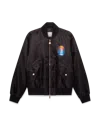 Casablanca Paris Organza Gradient Bomber Jacket In Black