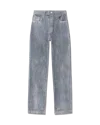 Casablanca Paris Peach Texture Jeans In Gray