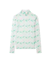 Casablanca Paris Ping Pong Mesh Top In Multi