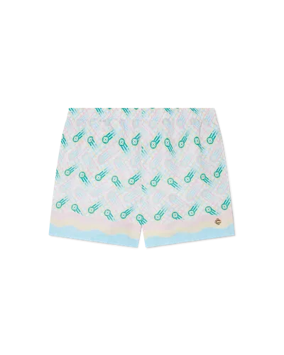 Casablanca Paris Ping Pong Swim Trunks In Multi