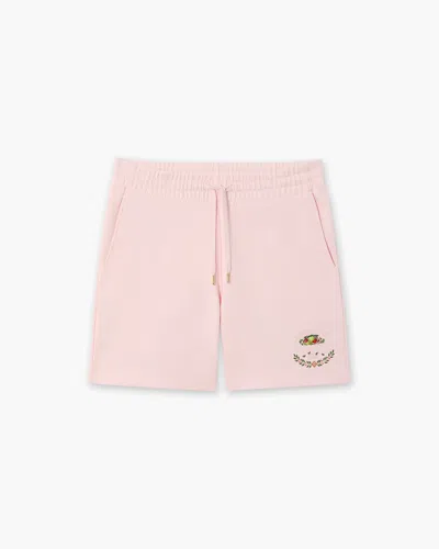 Casablanca Paris Pink Laduree X Casablanca Embroidered Shorts