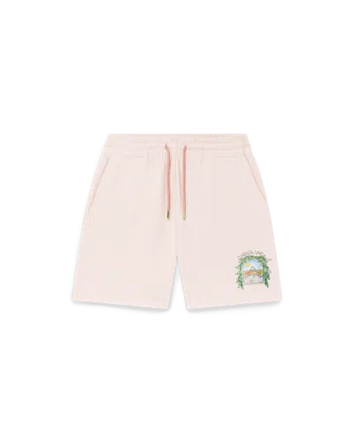 Casablanca Paris Pink L'arche Sweatshorts