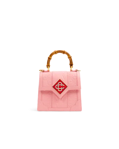 Casablanca Paris Pink Mini Jeanne Bag By  In Multi
