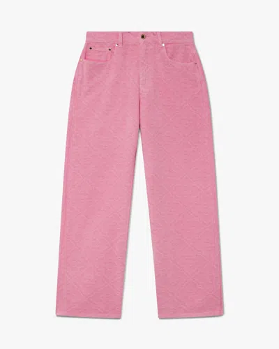 Casablanca Paris Pink Monogram Denim Jeans