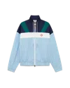 Casablanca Paris Pinstripe Laurel Track Jacket In Green In Multi