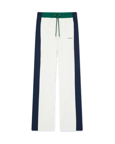 Casablanca Paris Pintuck Sweatpants In White