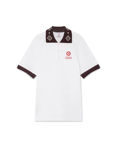 Casablanca Paris Pique Polo In White
