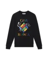 Casablanca Paris Players Diamond Sweatshirt In Black