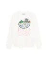 Casablanca Paris Plaza Casa Embroidered Sweatshirt In White