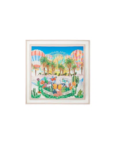 Casablanca Paris Psychadelic Medium Silk Scarf By  In Multi