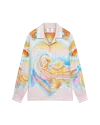 Casablanca Paris Psychedelic Nirvana Long-sleeve Silk Shirt In Multi