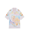 Casablanca Paris Psychedelic Nirvana Short-sleeve Swim Shirt In Multi