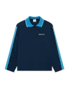 Casablanca Paris Punto Polo Collared Sweatshirt In Blue