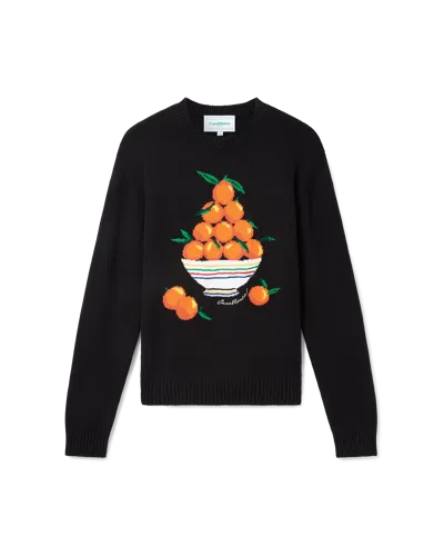 Casablanca Paris Pyramide D'oranges Jumper In Black