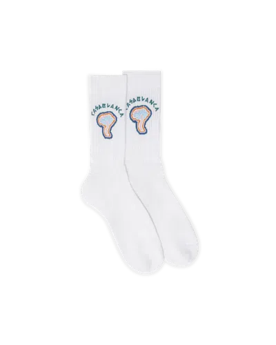 Casablanca Paris Rainbow Mushroom Socks In Multi
