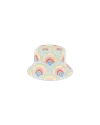 Casablanca Paris Rainbow Shell Denim Bucket Hat In Multi