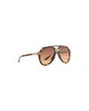 Casablanca Paris Rajio Gold & Brown Sunglasses By  In Multi